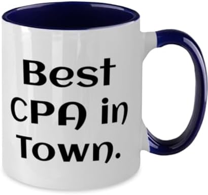 Best CPA in Town. Two Tone 11oz Mug, CPA Cup, Cute Gifts For CPA from Boss, Cheap cpa gifts, Inexpensive cpa gifts, Low cost cpa gifts, Budget cpa gifts image 4