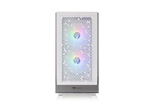 Miniatura 3 de Thermaltake Ceres 300 TG ARGB | Caja ATX Mid Tower | Paneles Perforados para Alto Flujo de Aire | 3 Ventiladores Preinstalados | Admite Radiador de 360mm | Blanco Nieve