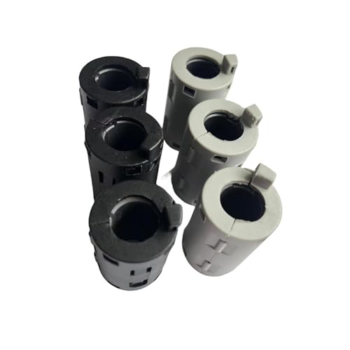 Diâmetro interno 0,43 polegadas (11 mm) Filtro de ruído Núcleo de ferrite Grampos de ferrite Clipes