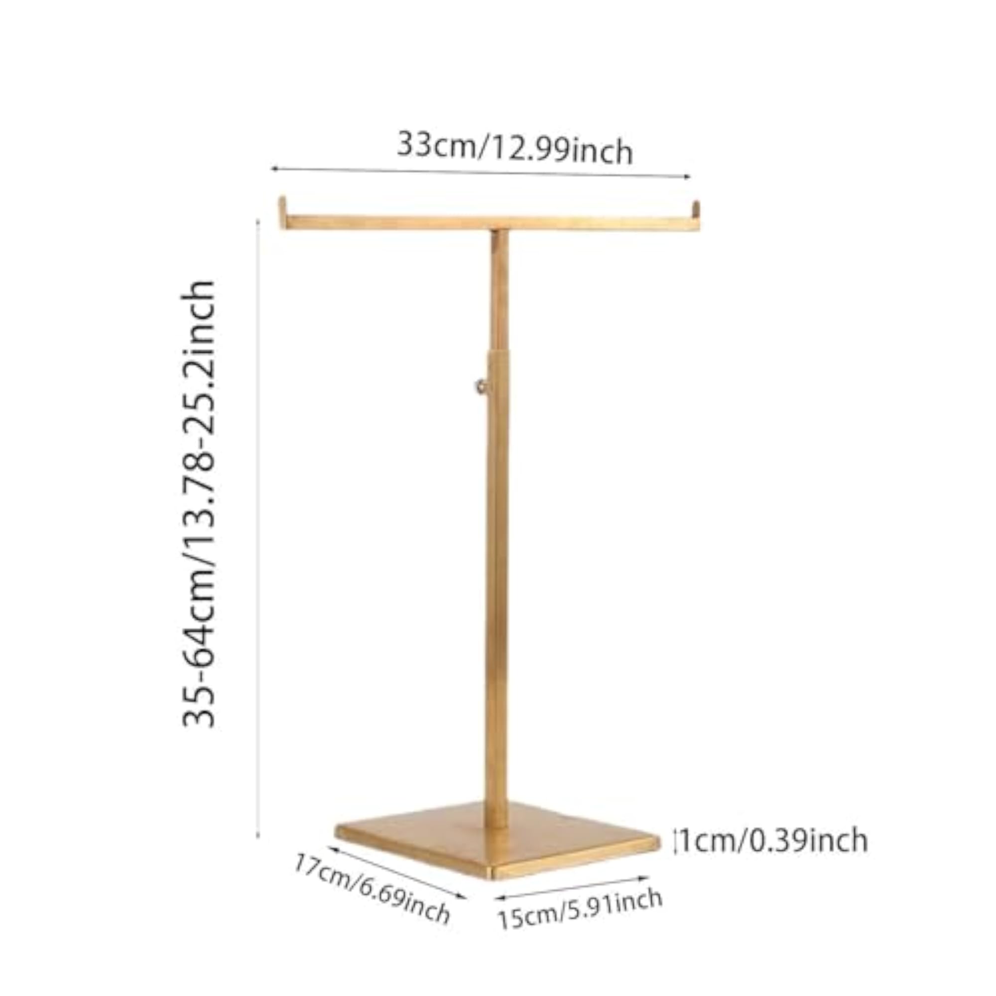 T Hanging Jewelry Tower Display Stand for Showcase
