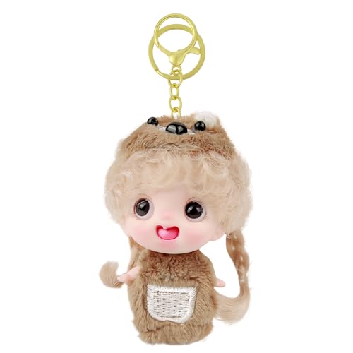 Cute Keychain Rag Doll Plush Kawaii for Backpacks Bags