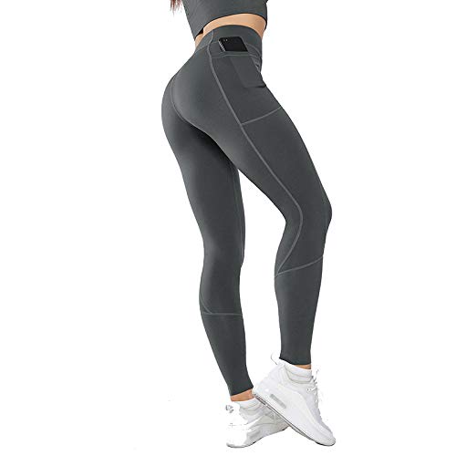 Pantalon de yoga pour femme avec poches fini le téléphone qui tombe