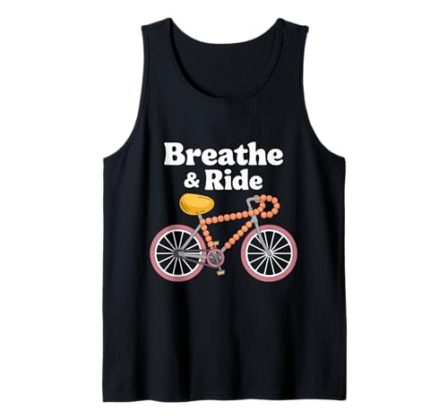Diseño de bicicleta Breathe & Ride Camiseta sin Mangas