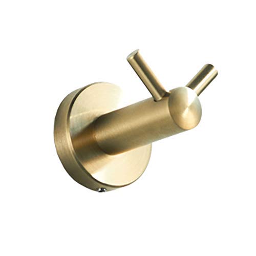 Buy AQJD Stainless Steel Coat Hooks Wall ed Brushed Gold Towel Hooks