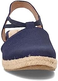LifeStride Womens Katrina 2 Espadrille Wedge Lux Navy 8 W | Image 2