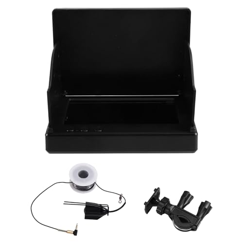 Akfldms Sonda de Pesca Portátil con Cámara Subacuática de 220°, Pantalla LCD de 4,3' y 1080P, Detección de Profundidad y Visión