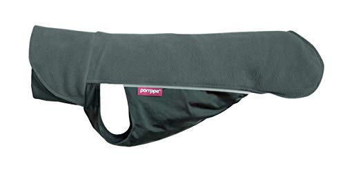 Dog Copenhagen Pomppa Jumppa Fleece-Mantel für Hunde, 25 cm, Graphit
