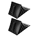 HEEPDD Chocks with Ribbed Anti Slip Back for RV Trailer Campervan Boat Trailers Durable PE Material All Weather Use Heavy Duty Wheel Chock 2Pcs Wheel Stopper Automotive Supplies