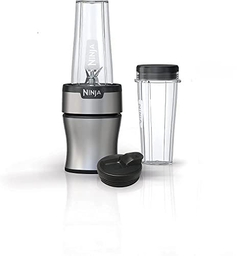 Ninja BN300 Nutri-Blender 900-Peak-Watt Personal Blender, 2 Dishwasher-Safe To-Go Cups (Renewed)
