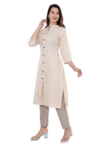 Cotton Kurti Palazzo Pant Set at Amazon 