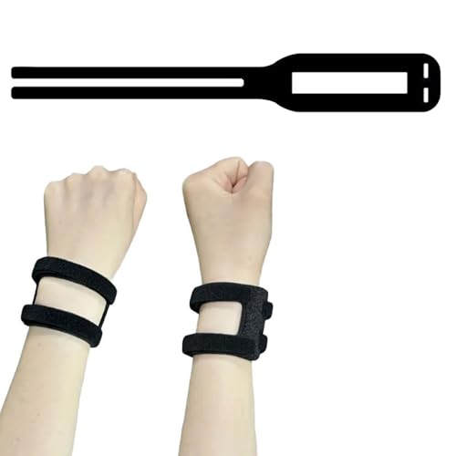 手首サポーター TFCC スポーツ リストバンド 固定サポーター 腱鞘 固定 捻挫に 筋トレ 保護 怪我防止 左右セット 薄手 男女兼用 リストバンド 吸汗速乾トレーニング 家事 育児 パソコン/スマホ操作 手首用損傷サポーター カット可能 ブラック 2枚
