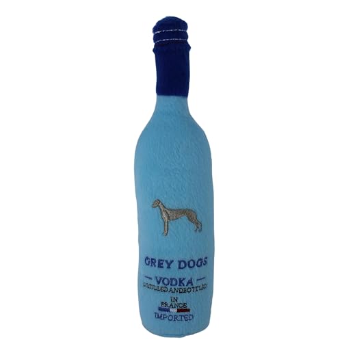 Dog Diggin Designs Libation Station Collection | Unique Squeaky Parody Plush Dog Toys – Shaken, Not Stirred