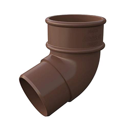 Image of Brown Round Downpipe 112.5 Degree Offset Bend, Freeflow Rain Water Systems