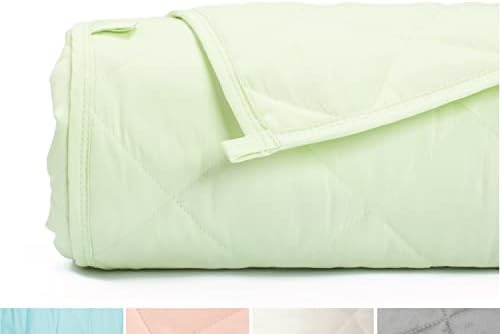 Simple Being Weighted Blanket, Patented 9 Layer Design, 60x80 20lb, Seafoam Green