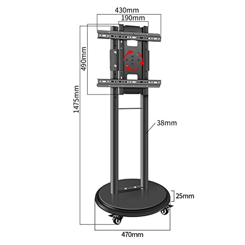 Soporte móvil universal para TV de 32-65 pulgadas miniatura 2