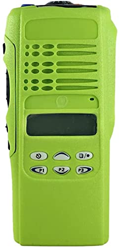 Amasu Limited-keypad Repair Housing Case Front Cover with LCD Display and Speaker Compatible with HT1250 Radio-Green