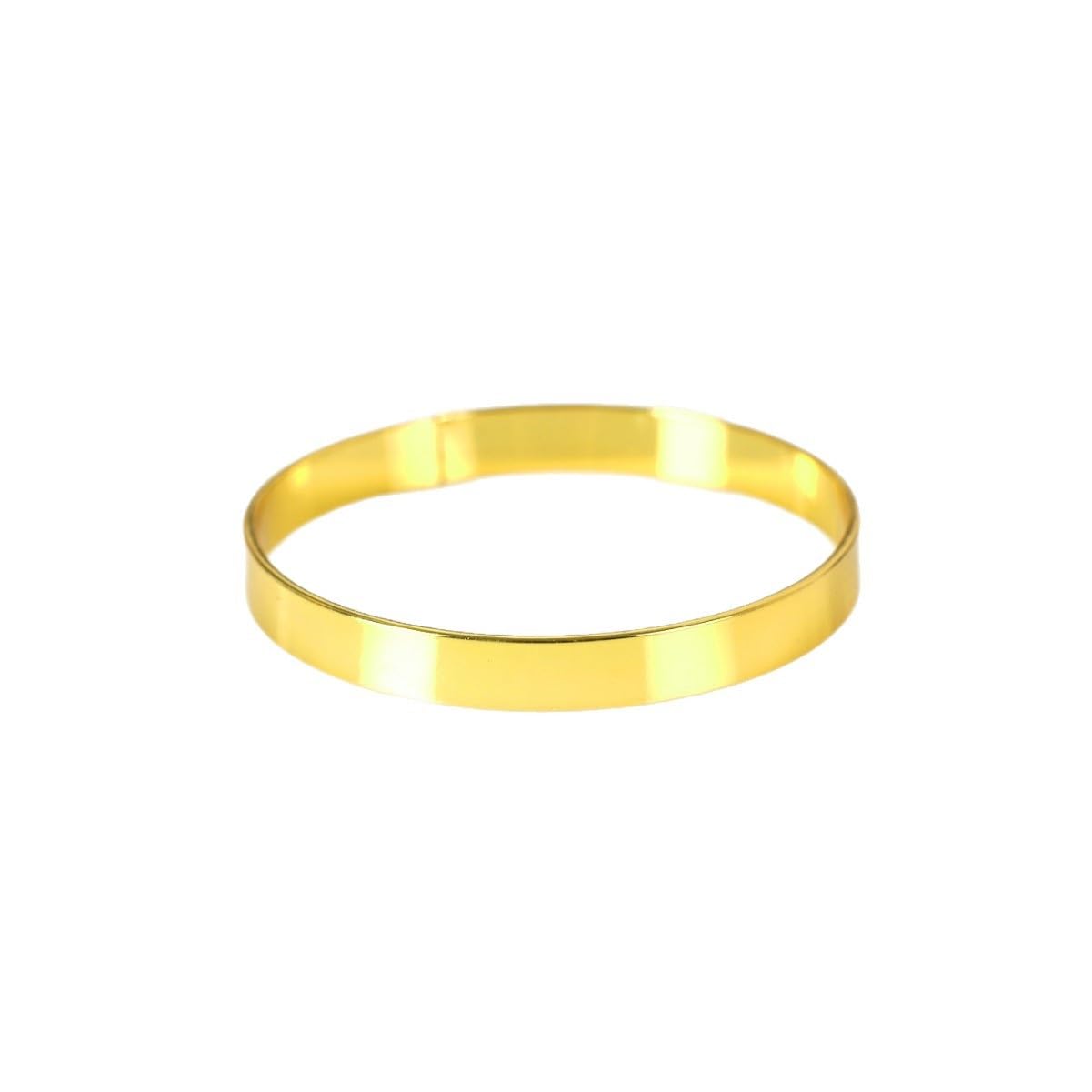 Gold Napkin Rings 36 Pack Simple Alloy Serviette Holders for Wedding Banquet