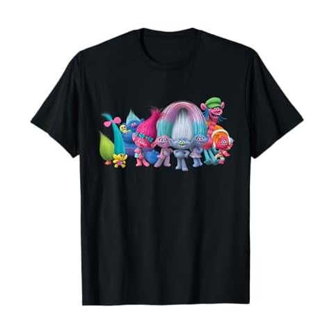 DreamWorks Trolls All Troll Friends T-Shirt Cover