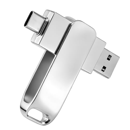 Memoria USB 16GB 3.0, Pendrive USB C 16gb 2 en 1 Tipo C/Micro/USB 3.0, Pendrive USB C 16GB para Smartphones Android, PC, Tabletas, Almacenamiento Externo, Pendrive Tipo C y USB Drive de Alta Velocidad