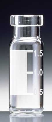 Kimble - 12X32 Clear Glass- Stan Opening Crimp Top Vial w/Marking Spot- Grad, PK100