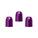 Lstyle Dart Flight Accessory: Champagne Ring Premium Metal - Purple 2 Pack