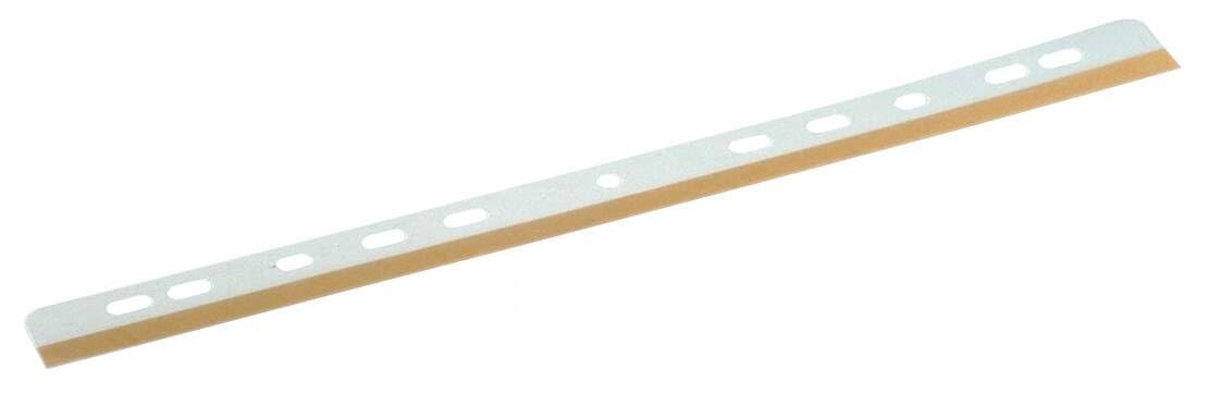 Durable Filefix Self-Adhesive Filing Strips - Transparent Pack of 250 - 295 x 25 mm - Perfect for Organizing Files and Documents