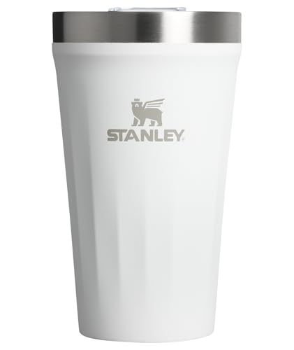 STANLEY Everyday Tumbler 16 oz | Press Fit Drink Through Lid | Beverage, Coffee, and Cocktail Cup | Insulated Stainless Steel Wine Glass | BPA-Free | Frost
