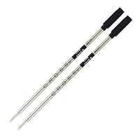 Cross 8514-2 Original Refill for Ballpoint Pen, Fine Point, Suitable For Most Cross Ballpoint Pens, 2 Pack, Black