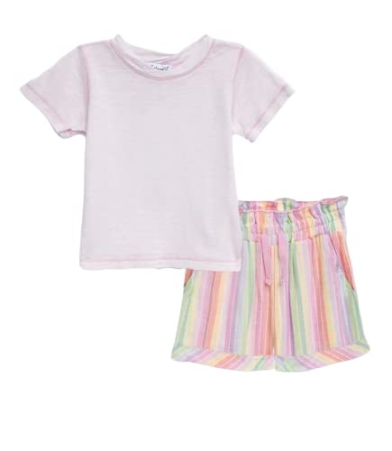 Ensemble court bébé fille au design casual minimaliste et épuré