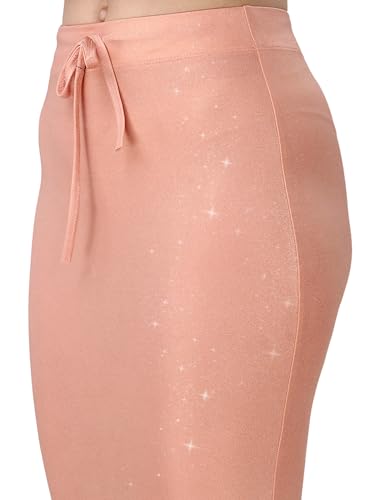 Image of Mehrang Shimmer Lycra Saree Shapewear Petticoat for Women, Cotton Blended,Petticoat,Skirts for Women,Shape Wear Dress for Saree