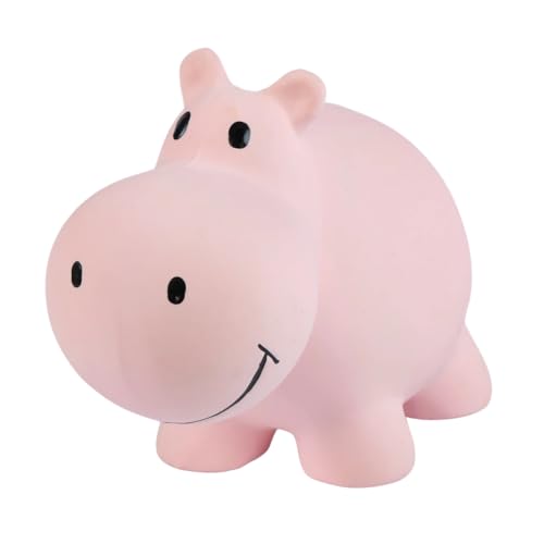 Tikiri Hippo Natural Rubber Teether Rattle N Bath Toy, 1 EA