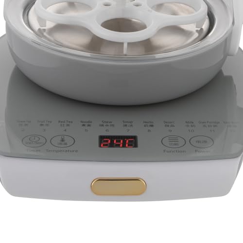 Tetera eléctrica de vidrio 1.8L, 800W, 12 funciones miniatura 6