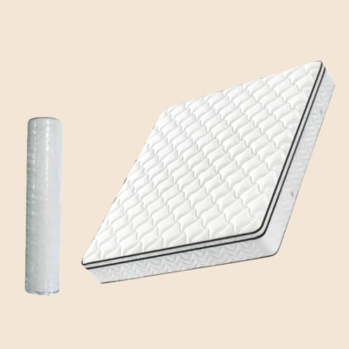 Colchón híbrido de tamaño matrimonial de 26 cm de grosor, espuma y resorte para alivio de presión, ideal para habitación de invitados, solución cómoda para dormir (90 x 190 cm)