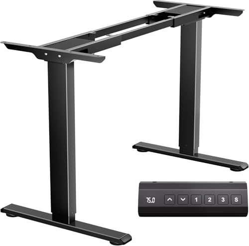 Audiovan Home/Office Height Adjustable Electric Table Frame | Sin...