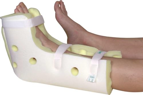 Image of Posey 6145 Premium Heel Guard, One Size Fits All, Foam, Yellow /White