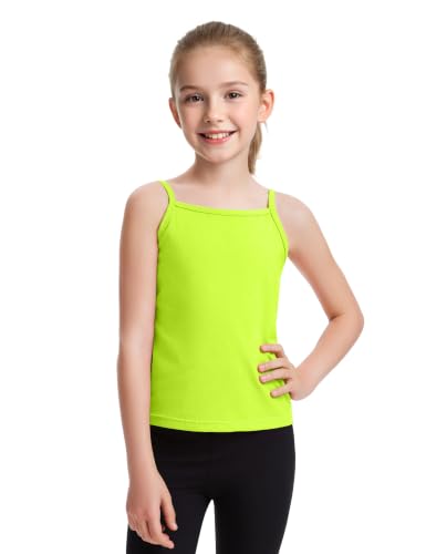 Image of Auranso Girls Undershirts Kids Camisole Toddler Adjustable Straps Tank Tops