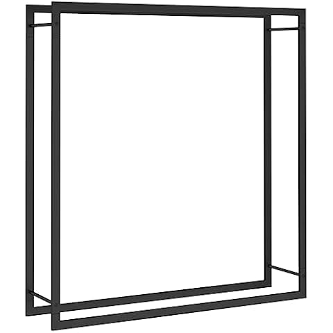 vidaXL Weather-Resistant Firewood Rack for Log Storage Cover