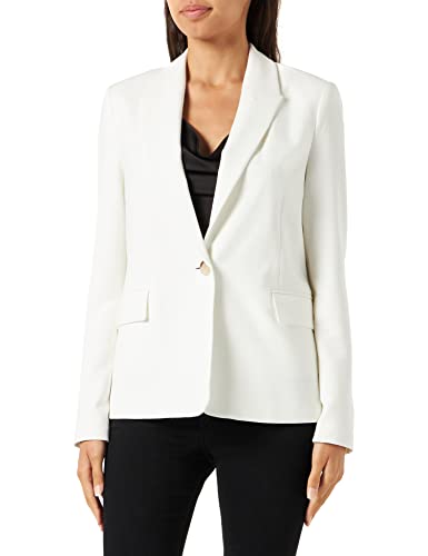 s.Oliver BLACK LABEL Women's Blazer Slim Fit, White, 38
