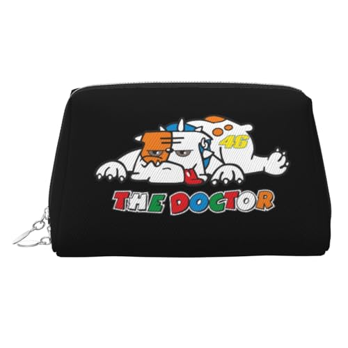 化粧ポーチ バレンティーノ ロッシ VR46 レディース メイクポーチ 化粧バッグ メンズ トラベルポーチ レザー 小物入れ かわいい おしゃれ 可愛い 化粧品収納 大容量 防水 多機能 旅行 持ち運び便利