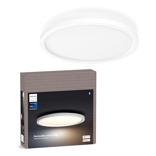 Philips Hue - Panel Led Inteligente Aurelle, 21W-2450 lúmens, Luz Blanca de Cálida...