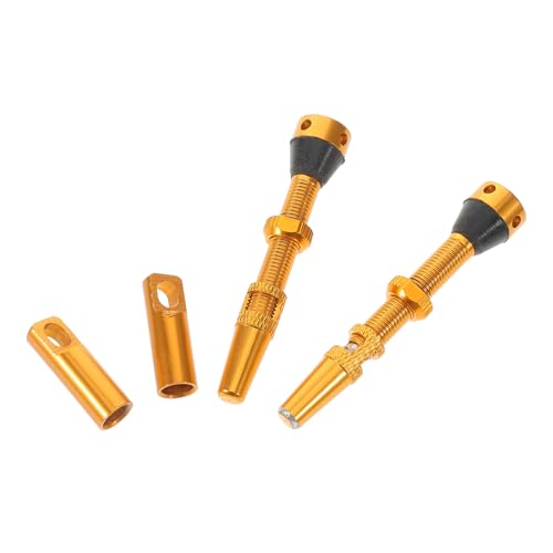 PartyKindom Bike Tire Repair Kit 4pcs Tire Chuck Valve Presta Valve Core Removal Tool Valve Adaptor Tire Valve Tool Bicycle Vacuum Valve