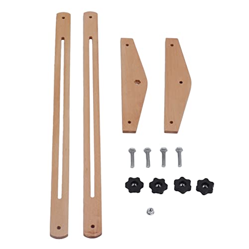 Wood Stairs Measuring Ruler Set, Adjustable Length Stair Tread Template Layout Tool Long Style 0° to 270° Scale Measuring Angle