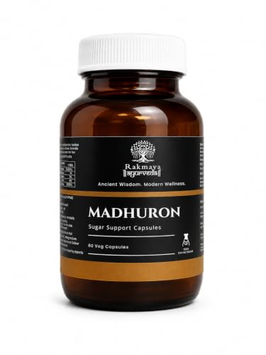 Image of Madhuron Ayurvedic Sugar Management Capsules, Plant-Based Supplement, Reduces Post-Meal Sugar Spikes