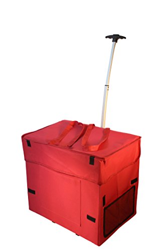 Up To 40% OFF dbest products Wide Load Smart Cart, Red Rolling Multipurpose Collapsible Basket Cart Scrapbooking Laundry Weekly Top Sale dbest products Wide Load Smart Cart, Red Rolling Multipurpose Collapsible Basket Cart Scrapbooking Laundry