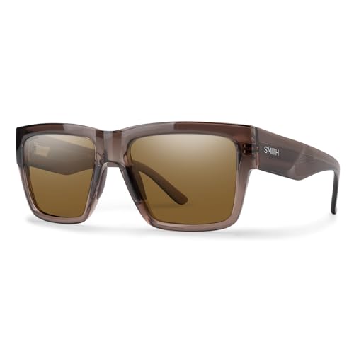 Image of SMITH Lineup Sunglasses with Chromapop Lenses - Polarized Sunglasses - for Men & Women - Rosewood Crystal ChromaPop Polarized Brown
