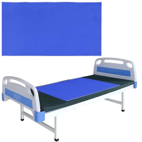 1 Slide Sheets for Moving Patients on Bed Slide Sheet for Moving Patients on Bed Sliding Sheets for Bed Mobility Professional Caregiver Transfer Tool for Hospital and Home Use Blue 75 x 135 cm