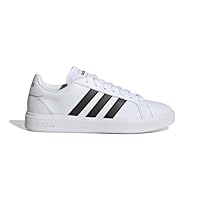 adidas Damen Grand Court TD Lifestyle Court Casual Shoes, Cloud White / Core Black / Cloud White, 41 1/3 EU