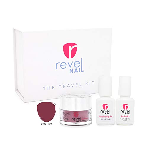 Revel Nail Dip Powder Nail Kit, Hush Travel Kit