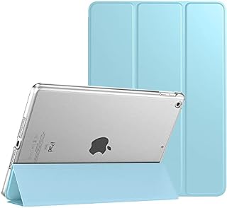 TiMOVO iPad 10.2 Case iPad 9th Generation 2021/ iPad 8th Generation 2020/ iPad 7th Generation 2019 Case,Slim Translucent Hard PC Protective Smart Cover with Stand for iPad 10.2 Inch - Midnight Green