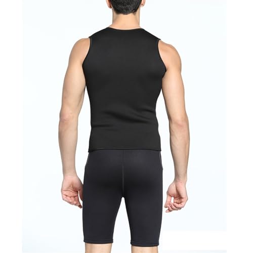 Men’s Wetsuit Tops, Warm Surf Vest 3mm Neoprene Vest Sleeveless for Swimming Diving Surfing(C_Large) miniatura 3
